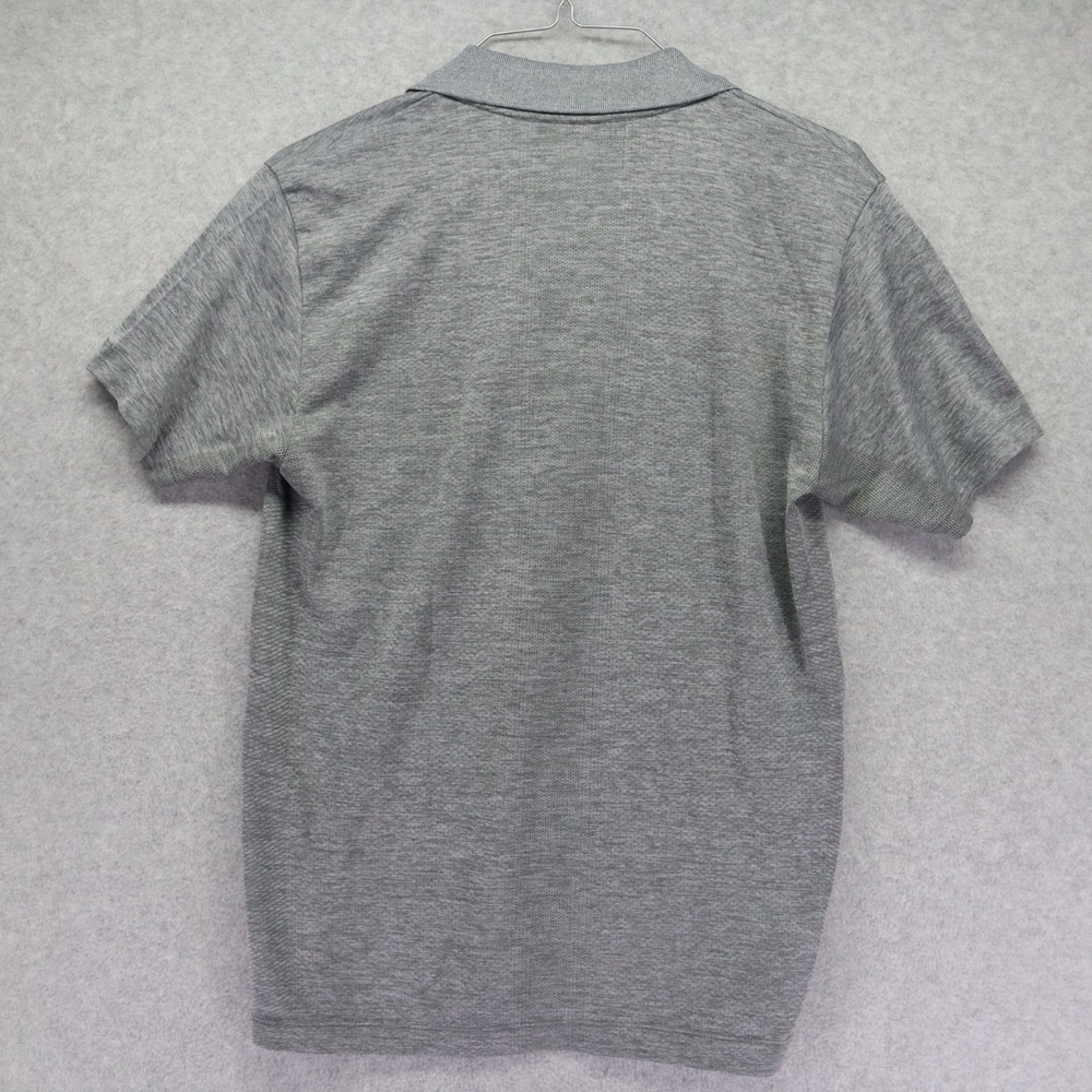 Uniqlo Polo Shirt Mens Small‎ Performance Golf Breathable Gray Short Sleeve - Picture 6 of 6